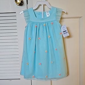 Carter's, 18 Month, 2 Peice Blue Flower Dress